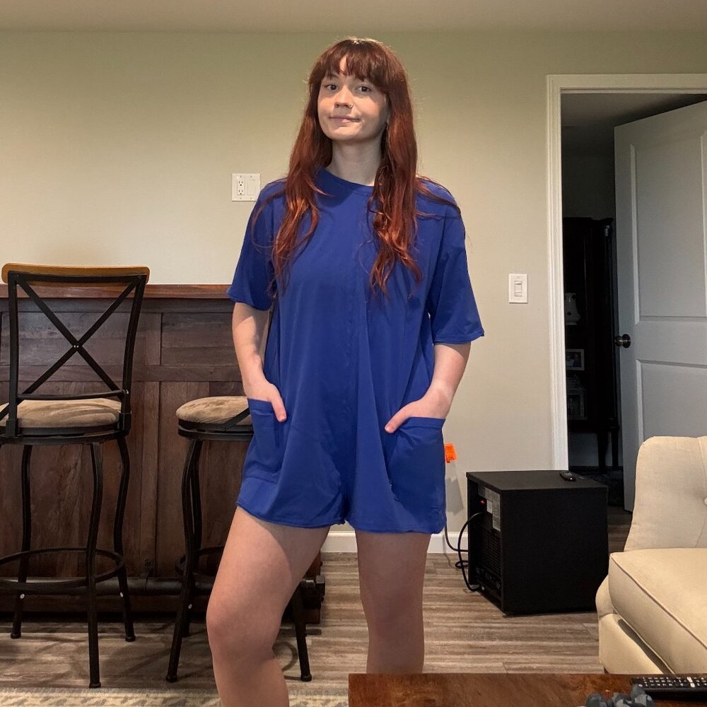 FP MOVEMENT Hot Shot Tee Romper / Electric Shock